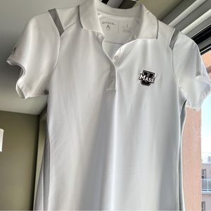 UMASS professional golf shirt, gently used, mint condition